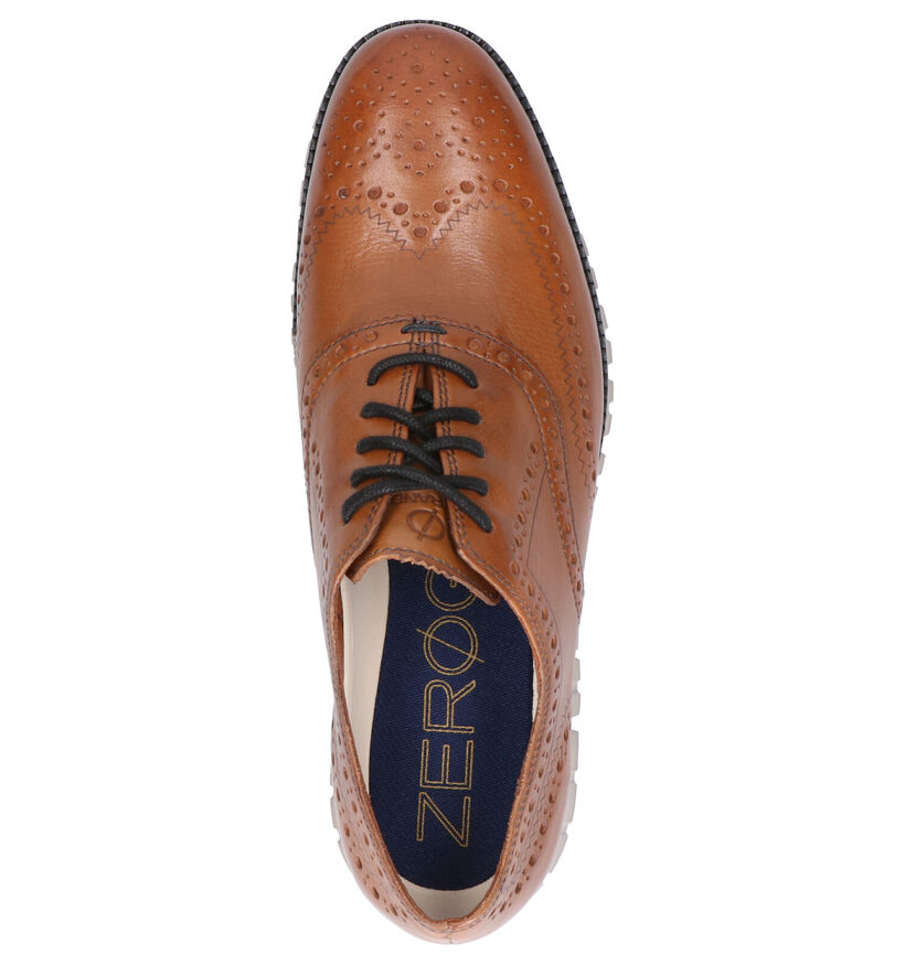 Cole Haan Zerogrand Chaussures basses en Cognac en cuir (257907)