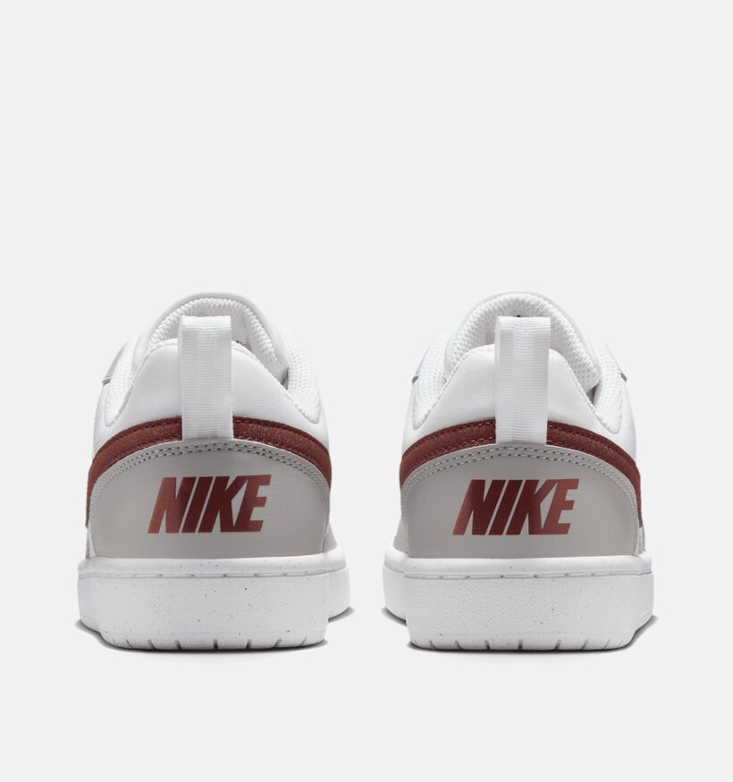 Nike Court Borough Recraft HF Witte Sneakers voor meisjes, jongens (347986)
