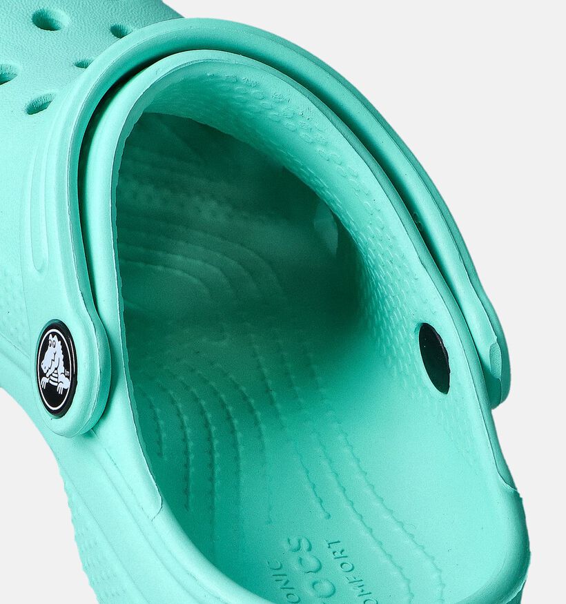 Crocs Classic Clog Claquettes en Vert pour filles, garçons (356324)