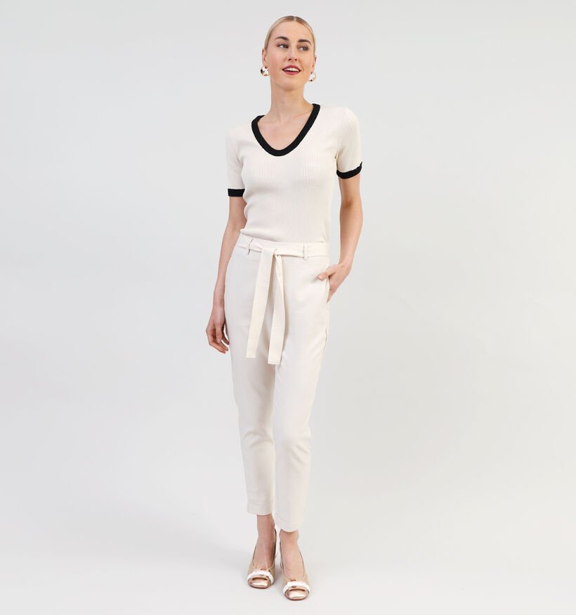 Vero Moda Lena Pantalon habillé en Beige pour femmes (335337)