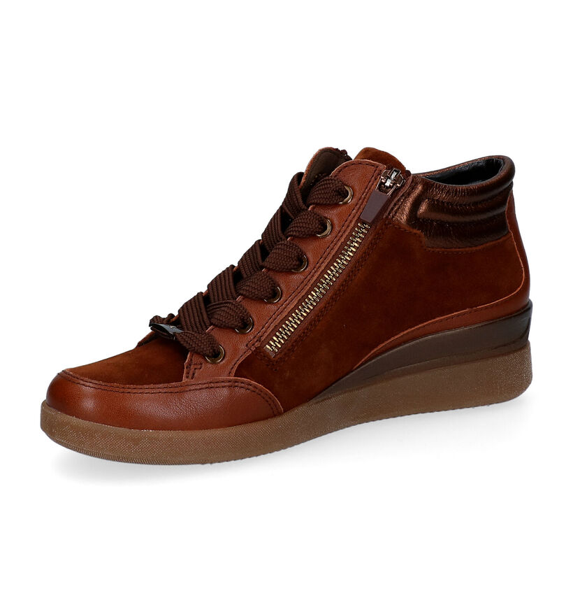 Ara Lazio Cognac Sneakers voor dames (298948) - geschikt voor steunzolen