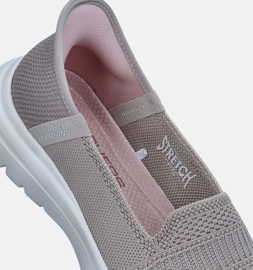 Skechers On-The-Go Flex Camellia Taupe Slip-ins voor dames (351889)