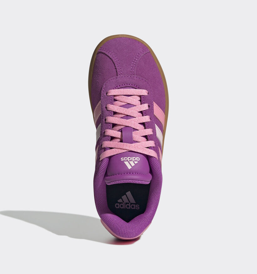 adidas Court 3.0 Paarse Sneakers voor meisjes (350161)