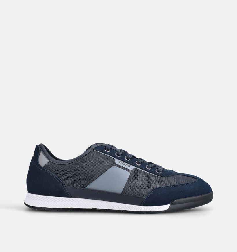 BOSS Chaussures &agrave; lacets en Bleu fonc&eacute; pour hommes (366458) - pour semelles orthop&eacute;diques