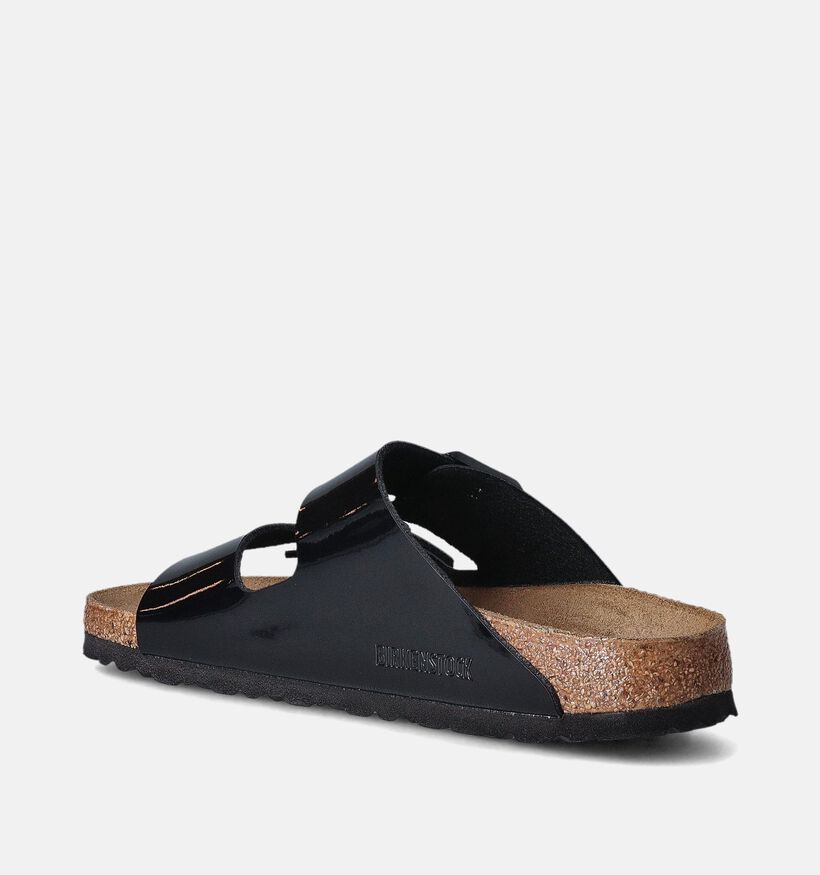 Birkenstock Arizona Patent Zwarte Slippers voor dames (350885)