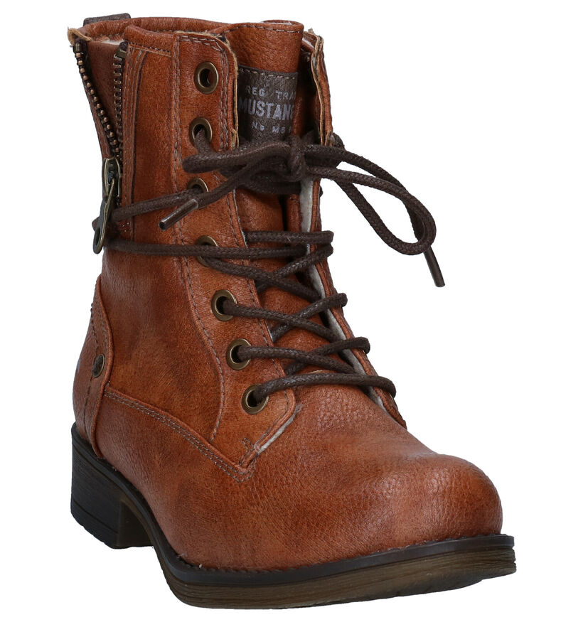 Mustang Bottines robustes en Gris pour filles (331714)