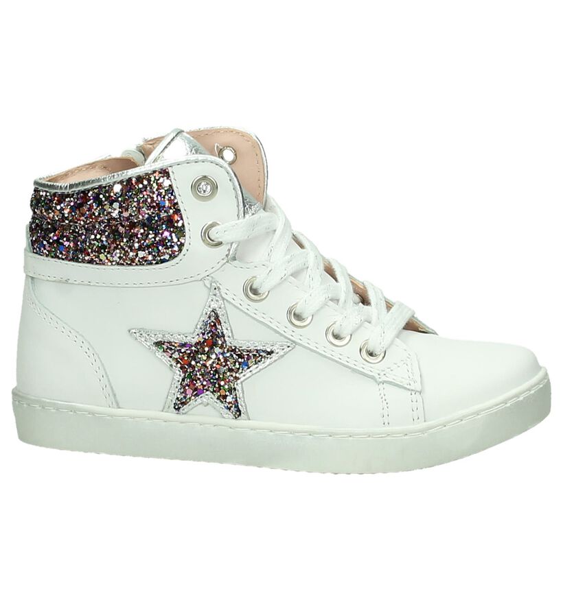 Witte Hoge Schoenen K3 in leer (192012)