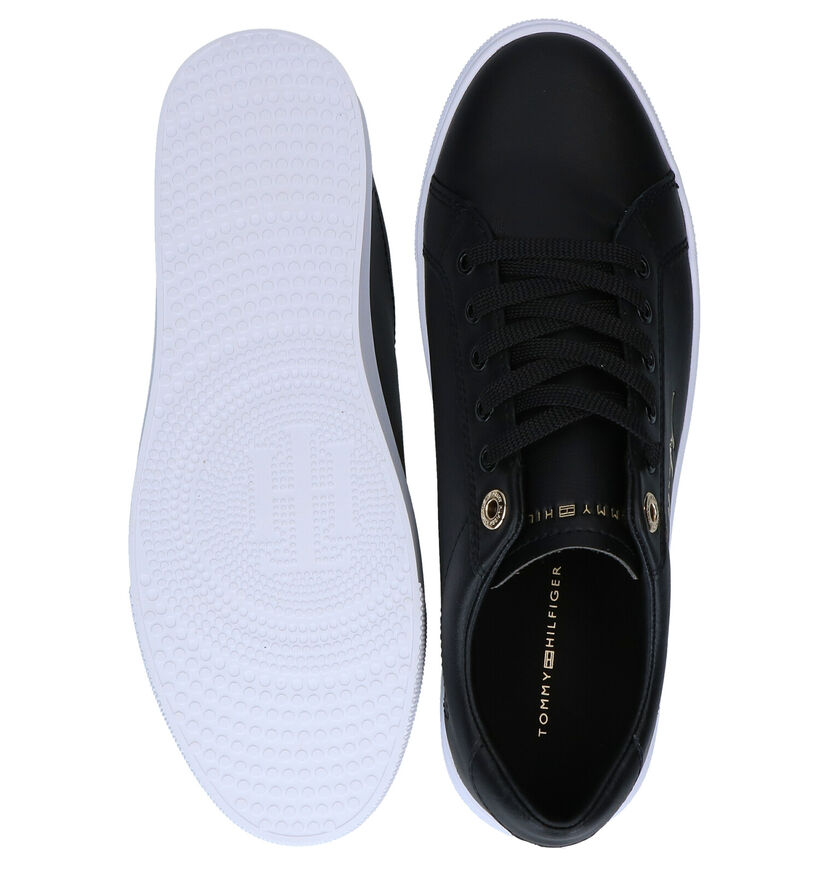 Tommy Hilfiger Signature Cupsole Chaussures à lacets en Blanc en cuir (285403)