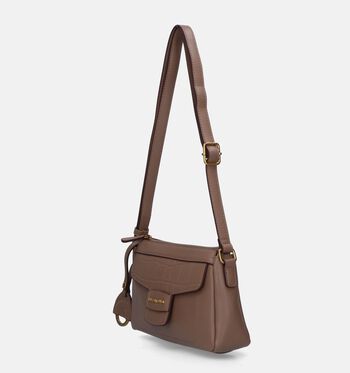 Laurent David Crossbody tassen Zwart/Cognac/Taupe/Bordeaux