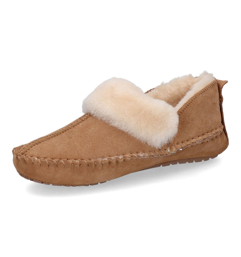 Warmbat Barrine Cognac Pantoffels voor dames (296222)