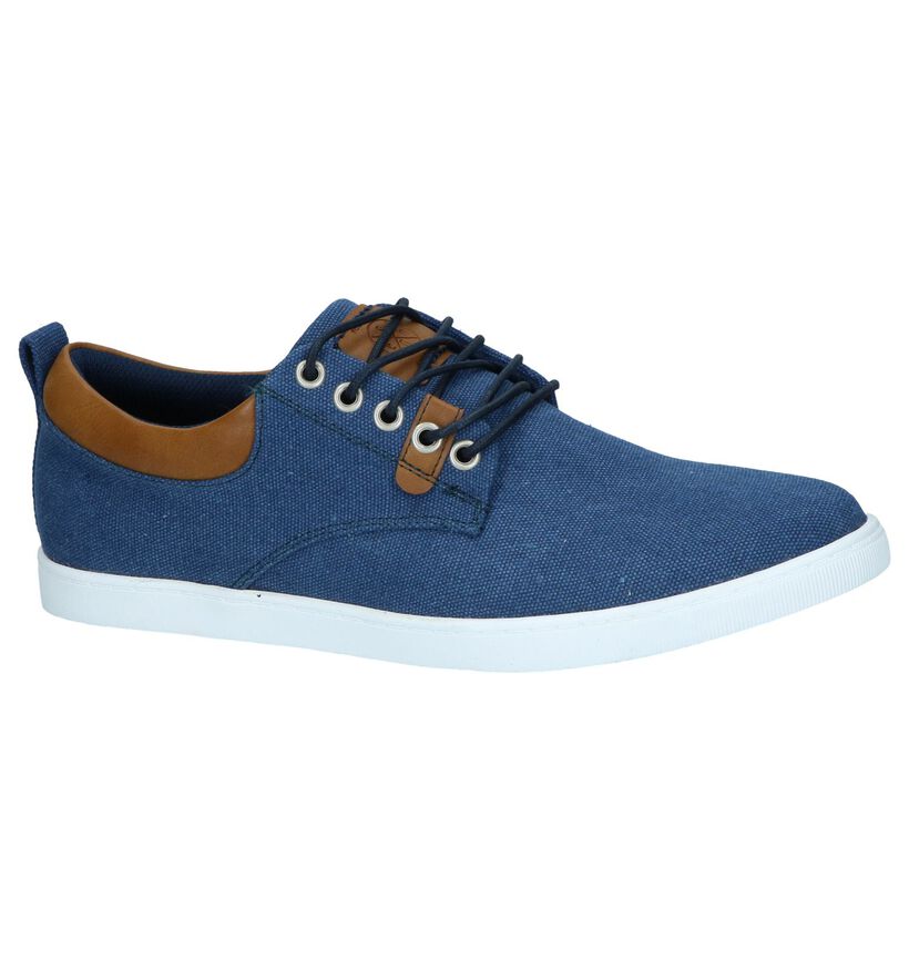 Bullboxer Casual Donkergrijze Schoenen in stof (284425)