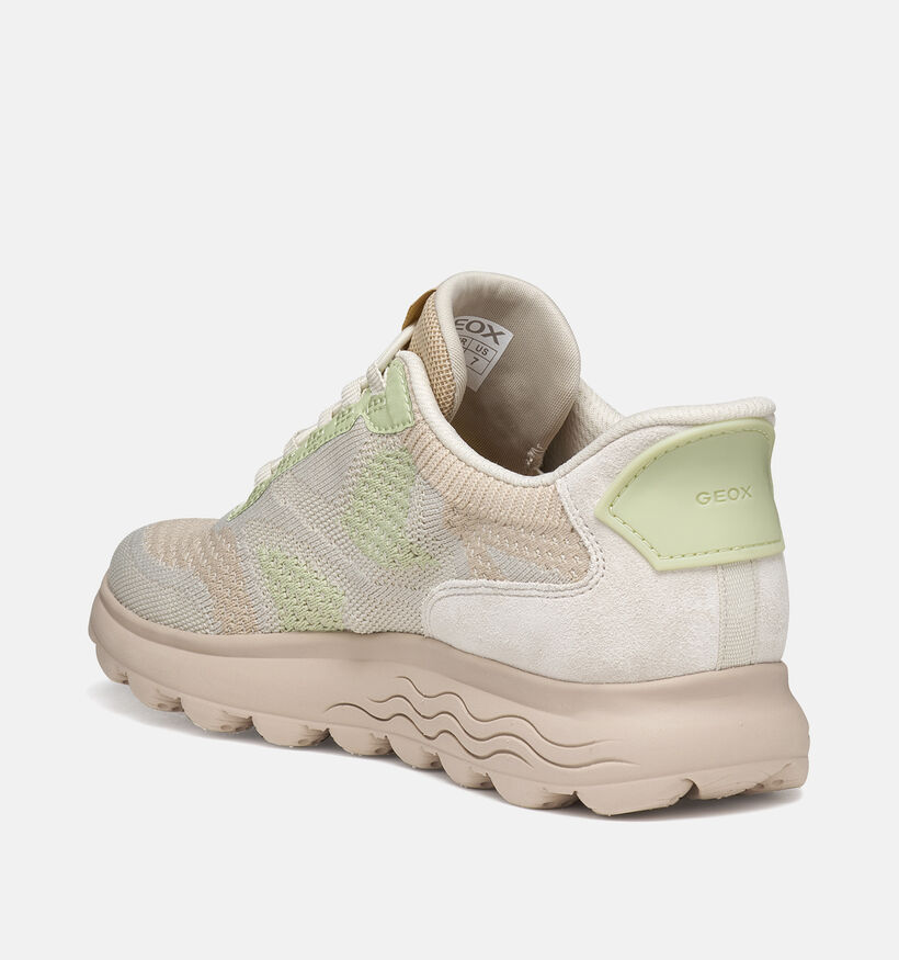 Geox Spherica Plus Beige Slip-ons voor dames (368165) - geschikt voor steunzolen