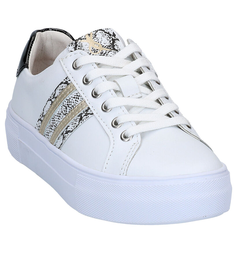 Milo & Mila Baskets basses en Blanc en cuir (266645)