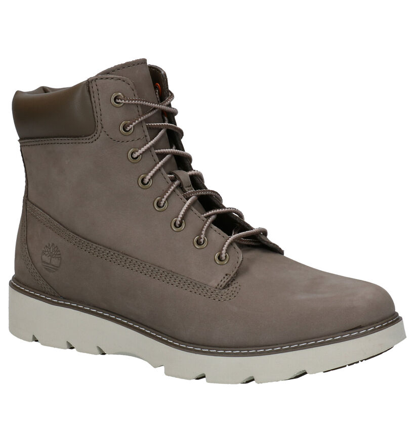 Timberland Keeley Field 6 Inch Kaki Boots in nubuck (277658)