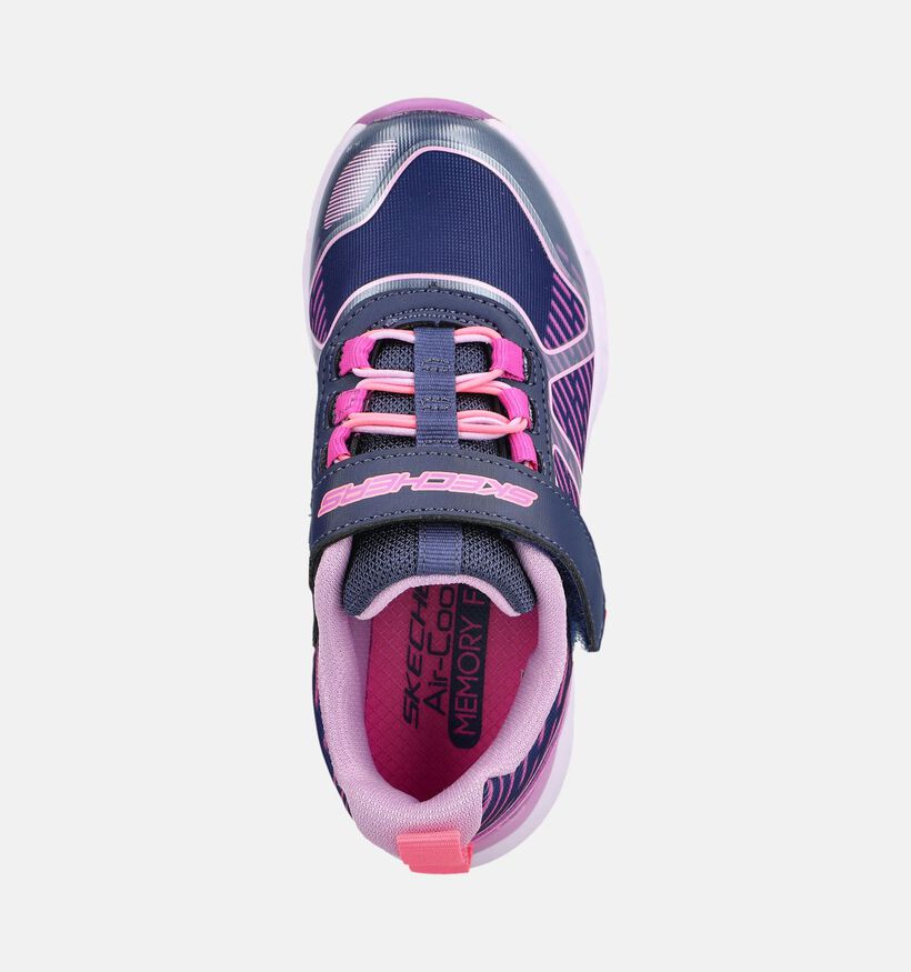 Skechers Glide Step - Sprint Lines Baskets basses en Violet pour filles (376822)