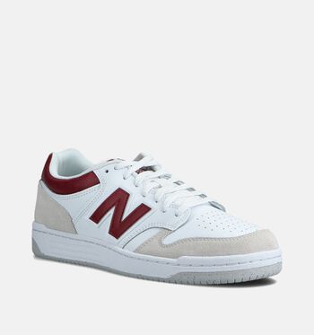 New Balance 480 Low Baskets White/WHITE/White/Navy/Navy/Sea Salt/Khaki Green/White/Castlerock