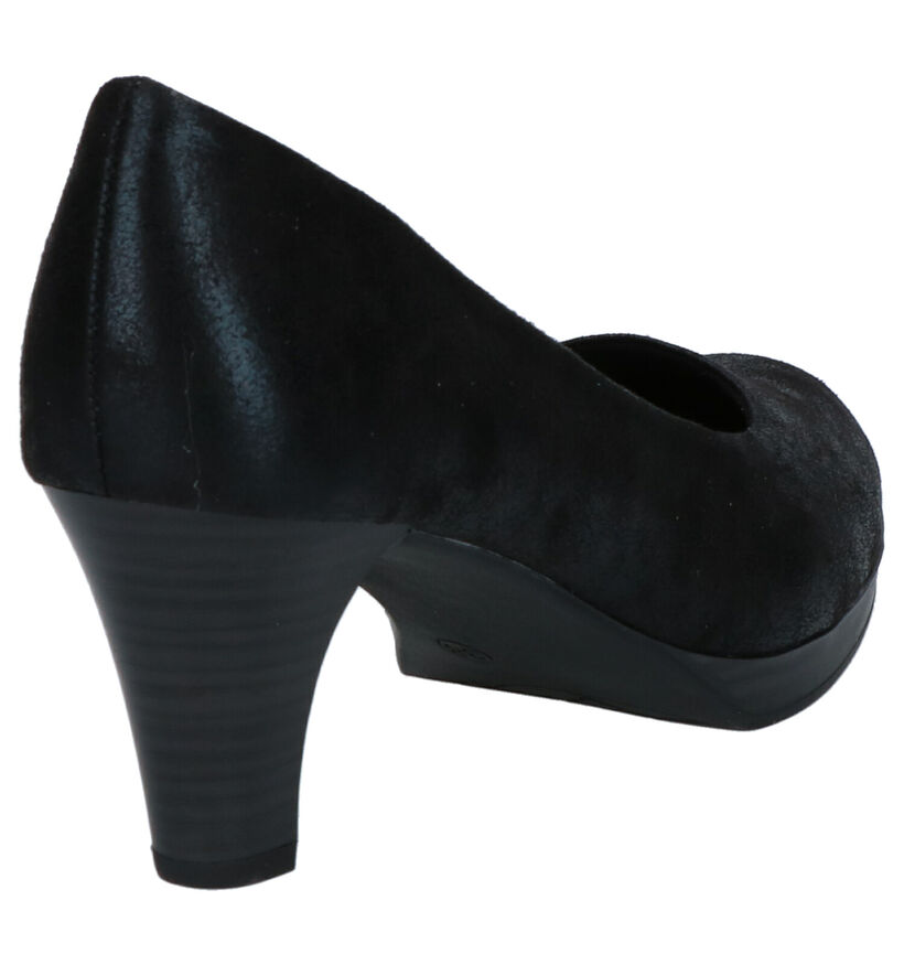 Marco Tozzi Escarpins classique en Noir en textile (253767)