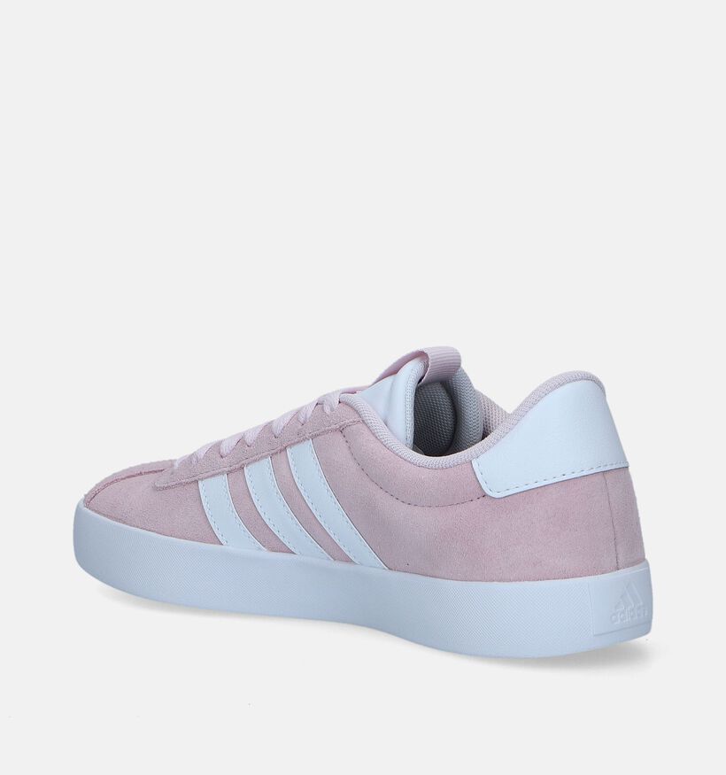 adidas VL Court 3.0 Baskets en Rose pour femmes (341460)