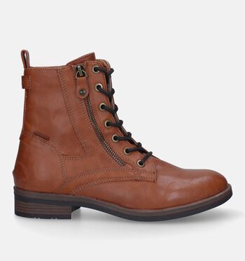 Bottines cognac