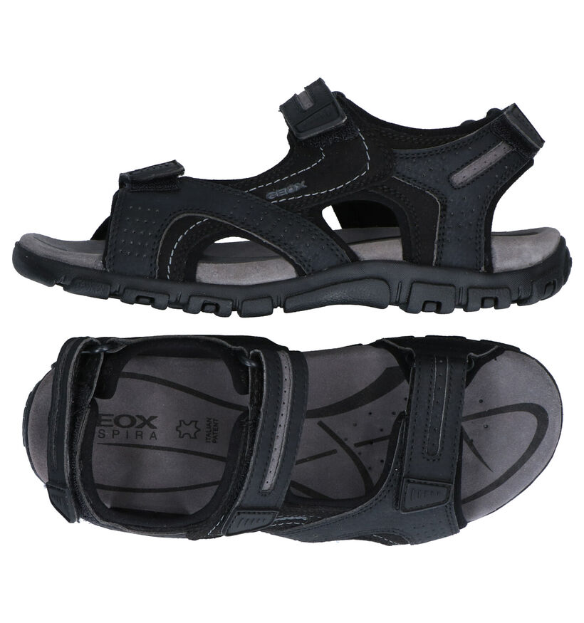 Geox Strada Blauwe Sandalen in kunstleer (303432)