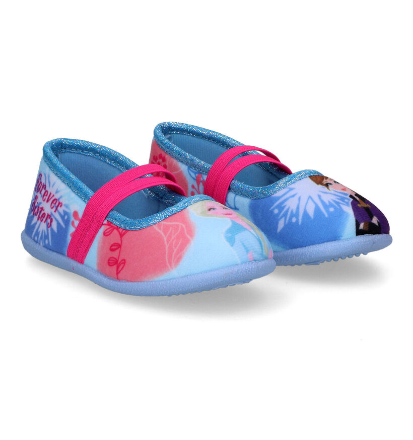 Frozen Pantoufles fermées en Bleu pour filles (313632)