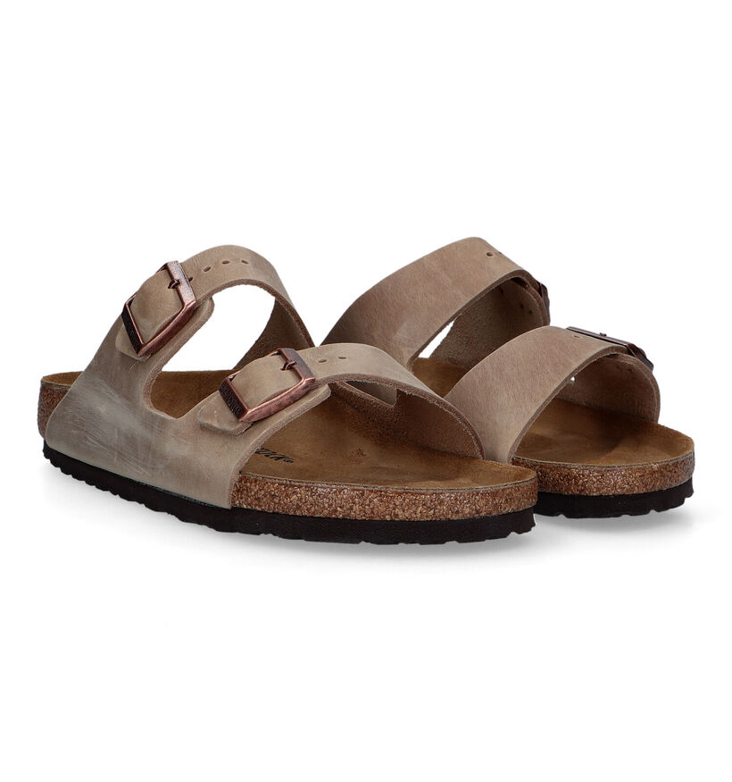 Birkenstock Arizona Nu-pieds en Marron pour hommes (322411)