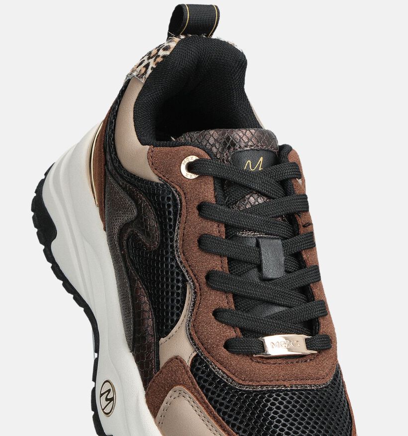 Mexx Palma Ora Beige/Bruine Sneakers voor dames (360054)