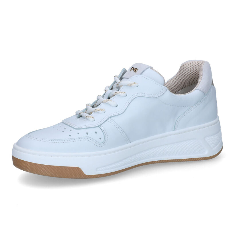 NeroGiardini Witte Sneakers voor dames (307450) - geschikt voor steunzolen