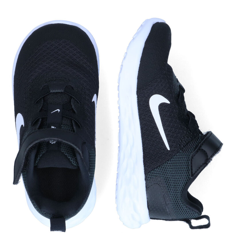 Nike Revolution 6 TD Baskets en Noir pour garçons (302151)