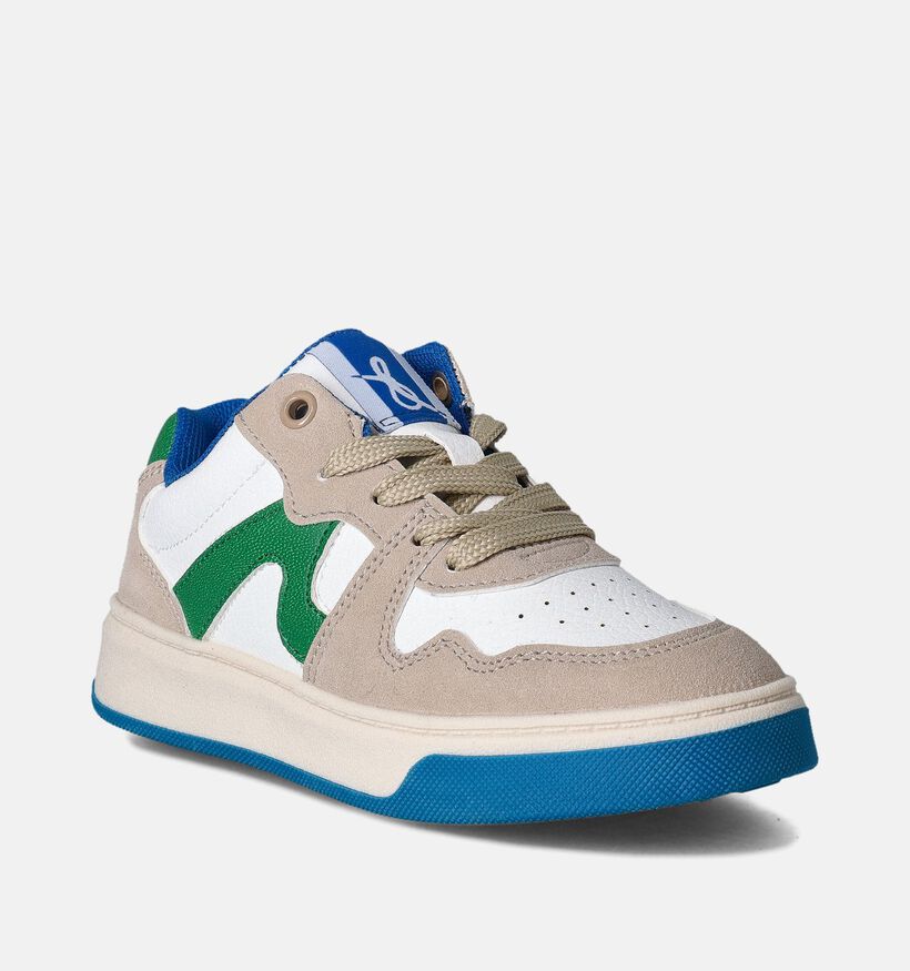 Milo & Mila Witte Veterschoenen voor jongens (354460)