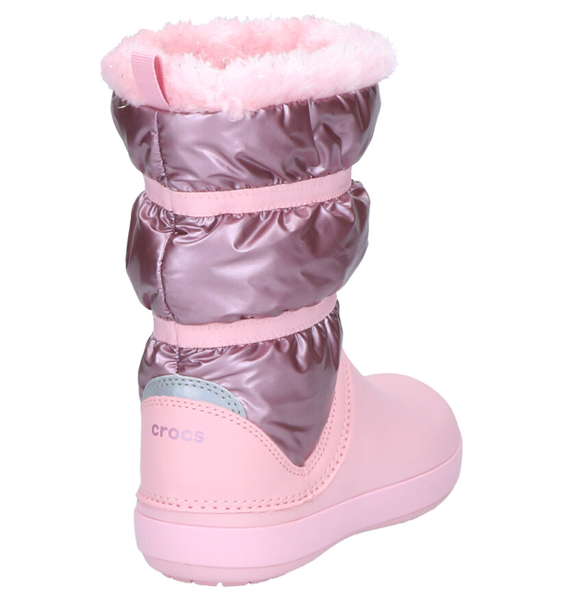 Crocs Crocband Zilveren Snowboots in stof (255726)