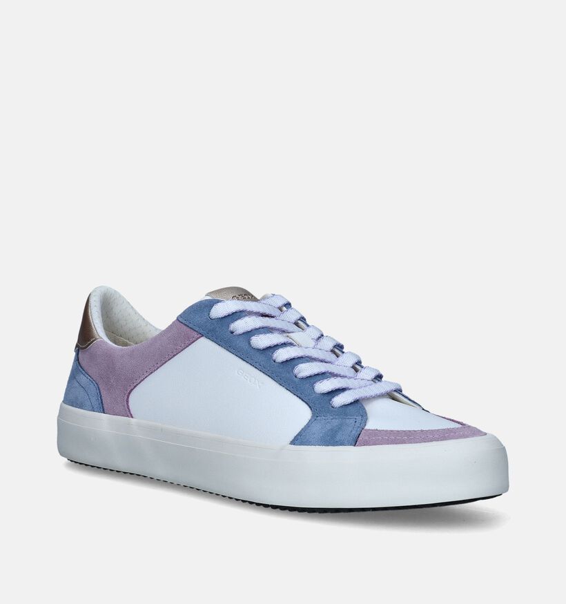 Geox Emmeleny Baskets en Blanc pour femmes (351668) - pour semelles orthopédiques