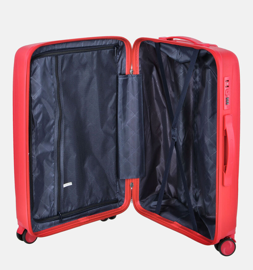 Love To Travel Rode Medium Reiskoffer voor dames, heren (365828)