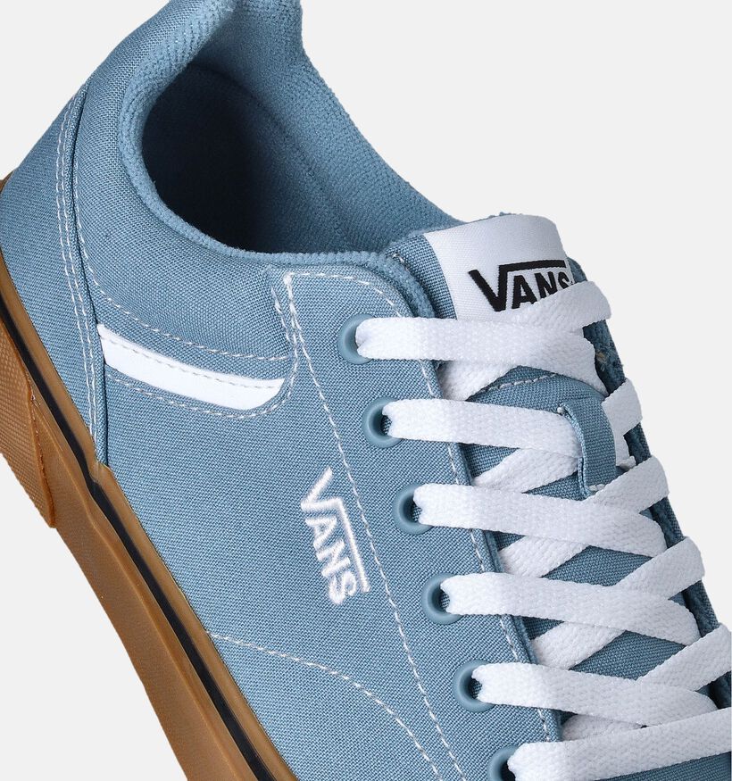 Vans Seldan Baskets pour skate en Bleu pour hommes, garçons (351414)