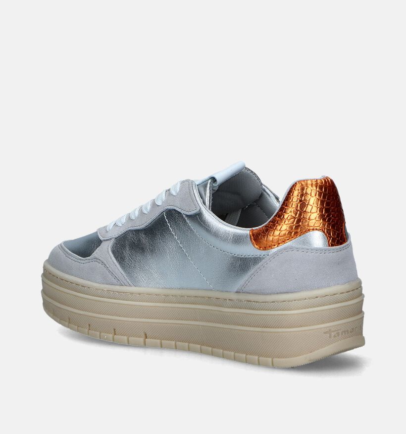 Tamaris Zilveren Sneakers voor dames (351545) - geschikt voor steunzolen