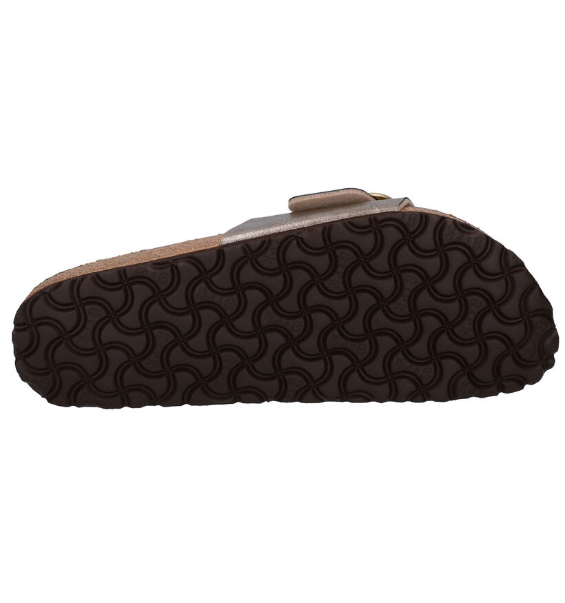 Birkenstock Madrid Rode Slippers in kunstleer (322644)