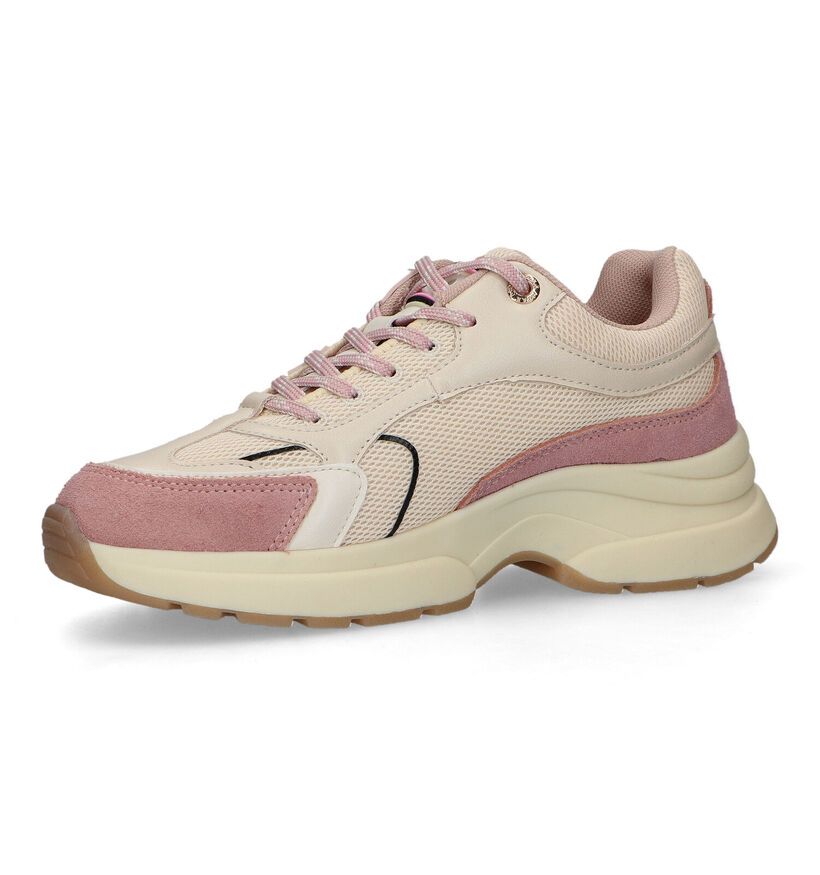 Mexx Loyce Roze Sneakers voor dames (319595) - geschikt voor steunzolen