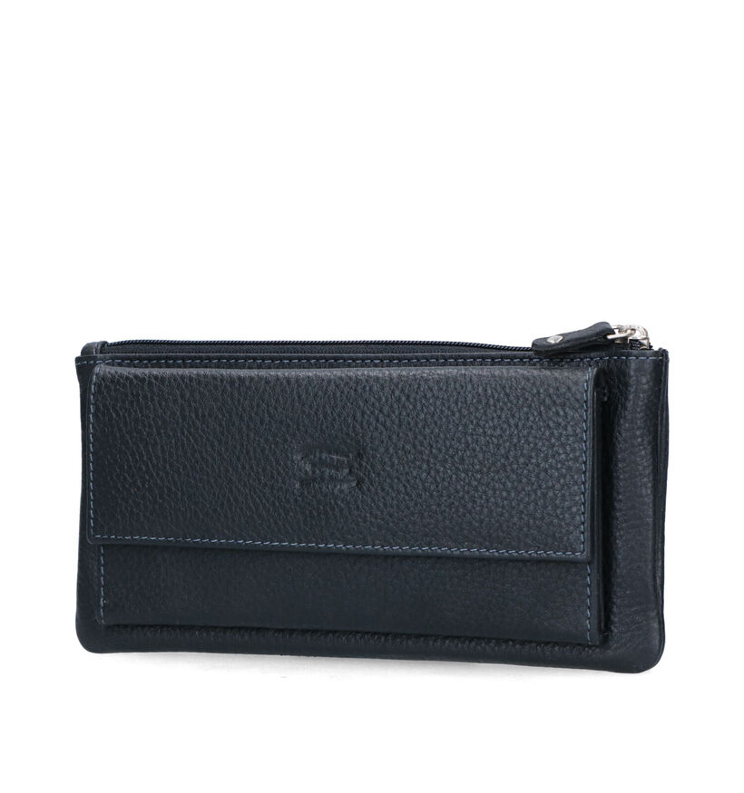 Crinkles Zwarte Ritsportemonnee voor dames (340496)