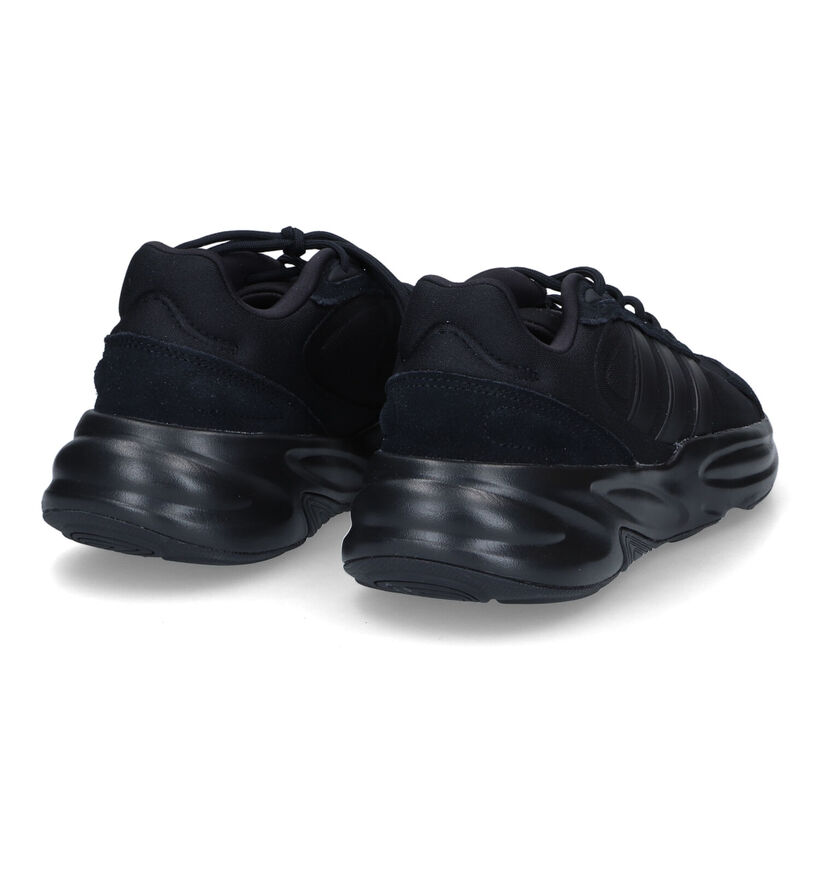 adidas Ozelle Baskets en Noir pour hommes (324935) - pour semelles orthopédiques