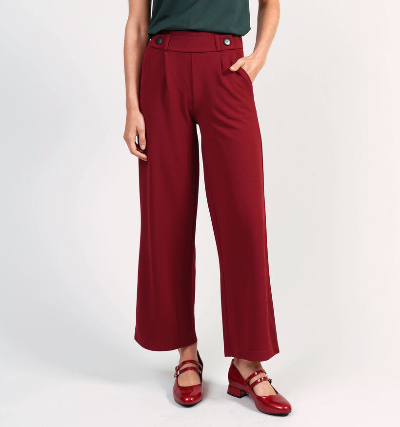 JDY Pantalons Classiques L32 en Bordeaux pour femmes (359980)