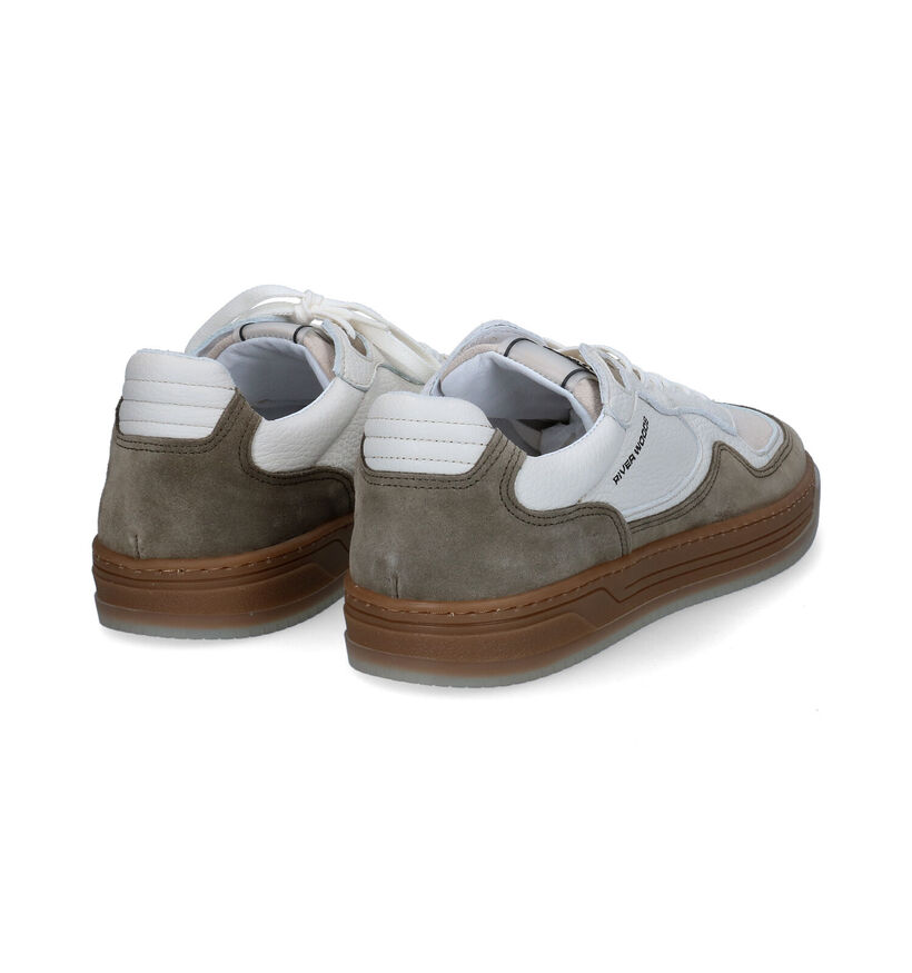 River Woods Berend Chaussures à lacets en Khaki pour hommes (307294) - pour semelles orthopédiques