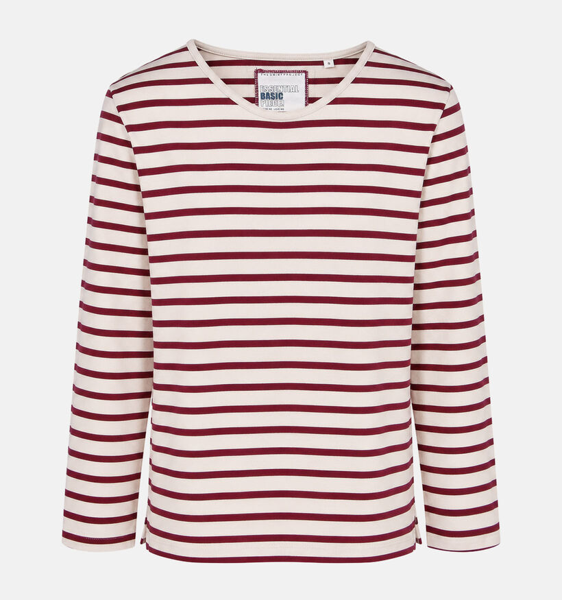 The Shirt Project Bordeaux T-shirt met Lange Mouwen voor dames (381890)
