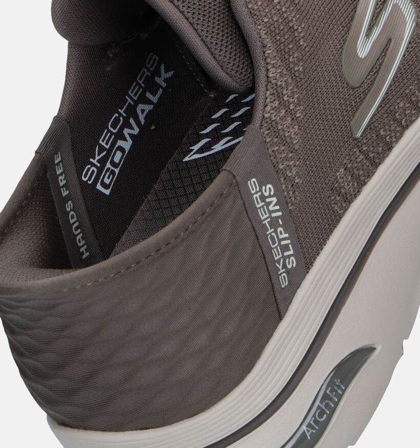 Skechers Go Walk Arch Fit 2.0 Taupe Slip-ins voor heren (335562)