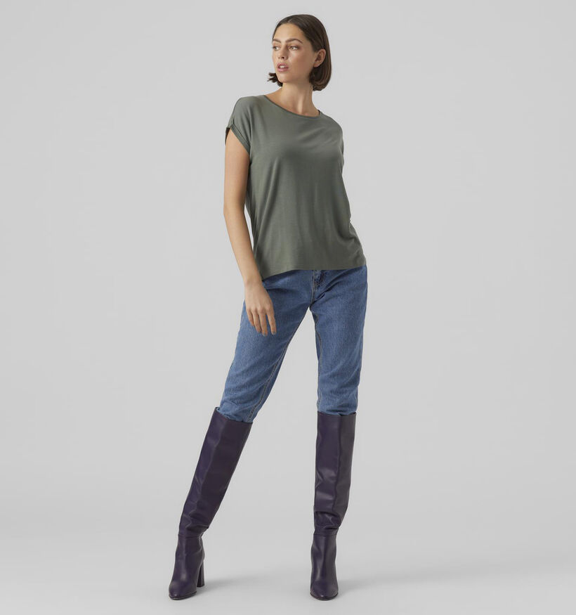 Vero Moda Ava Blauw Basic T-shirt voor dames (352195)
