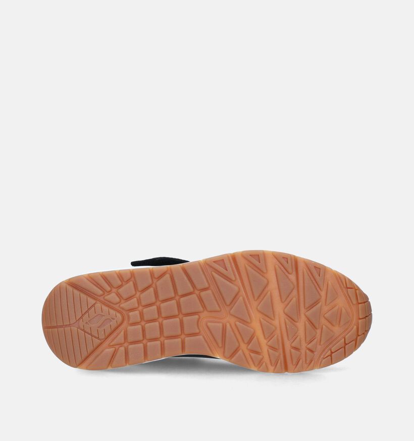 Skechers Uno Air Blitz Zwarte Sneakers voor jongens, meisjes (345235)