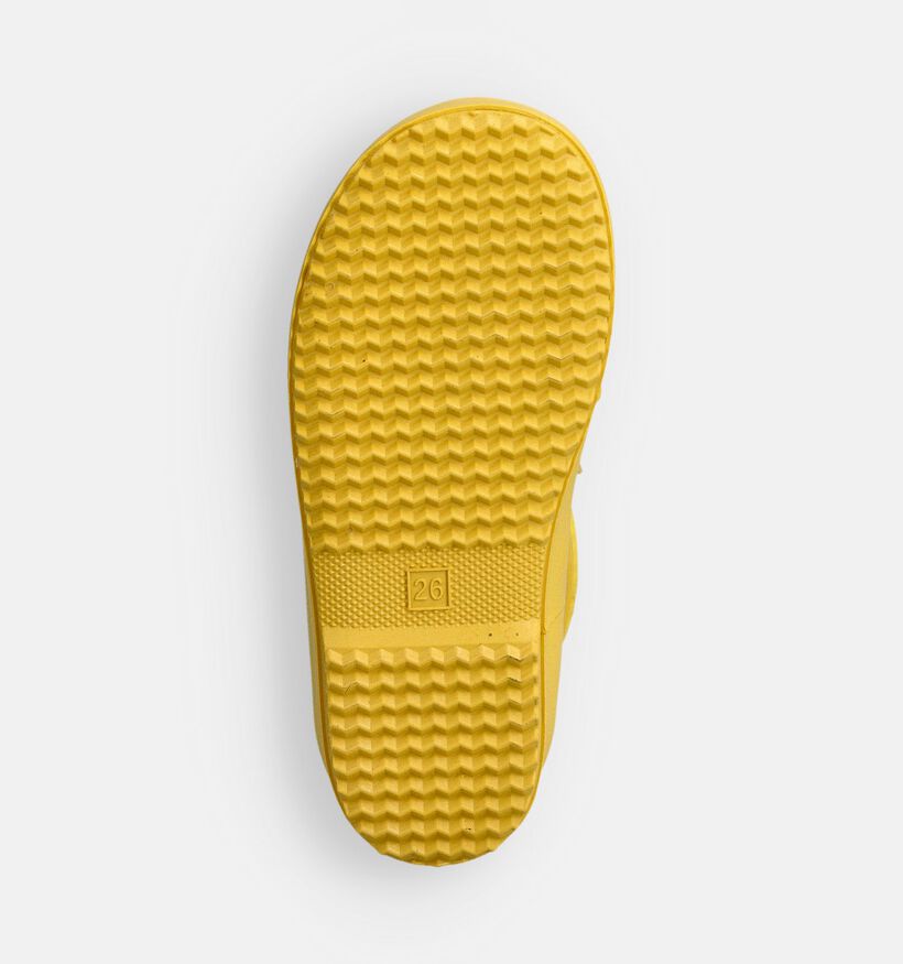 Xplor Rainboot Collar Bottes de pluie en Jaune pour filles, gar&ccedil;ons (376813) - pour semelles orthop&eacute;diques