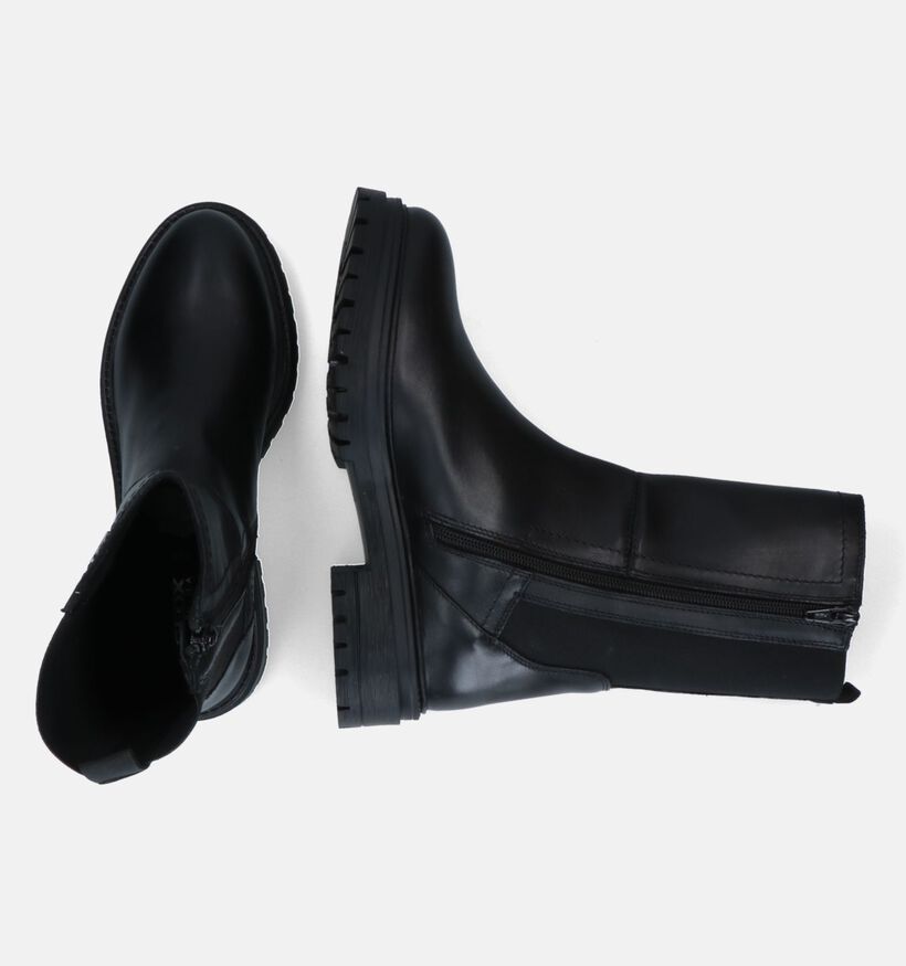 Geox Iridea Bottines en Noir pour femmes (313665) - pour semelles orthopédiques