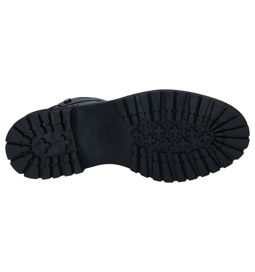 Geox Boots à lacets en Noir en cuir (294024)