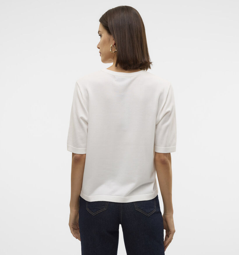 Vero Moda Silje Pull en Blanc pour femmes (367182)