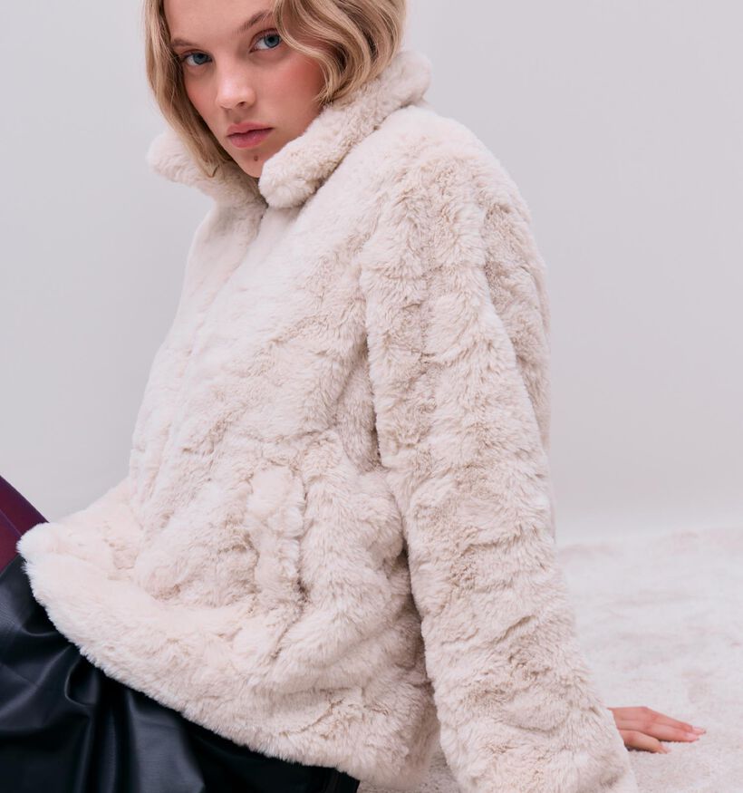 Vila Dorte Manteau en Beige pour femmes (361320)